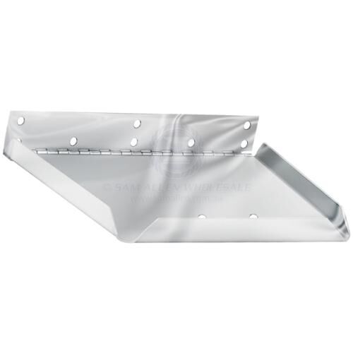 Lenco Trim Tab Plate Only 9X12 Electro - Polished - Single