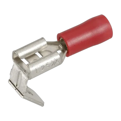 Narva 6.3 X 0.8mm Male/Female Connector Red (14 Pack)