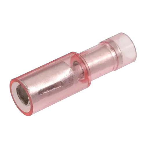 Narva 4.0mm Female Bullet Terminal Red (10 Pack)
