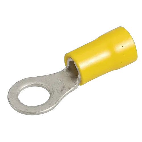 Narva 6.3mm Ring Terminal Yellow (12 Pack)