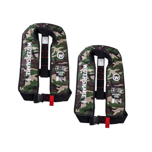 2X Watersnake Manual Inflatable PFD Level 150 Camo