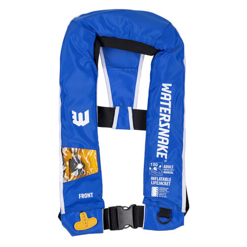 Watersnake Inflatable Manual Level 150 Blue with Window ( Chest Sz 80-140cm )