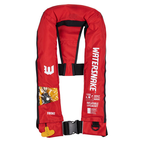 Watersnake Inflatable Manual Level 150 Red with Window ( Chest Sz 80-140cm )