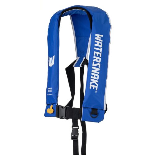 Watersnake Inflatable Manual Level 150 Blue (Chest Sz 80-140cm) AS4758.1:2022 - poly bag