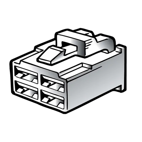 Narva 4 Way Male Quick Connector Housing (10 Pack)