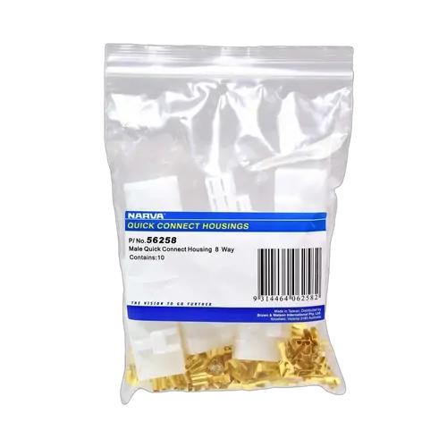 Narva 8 Way Male Quick Connector Housing (10 Pack)