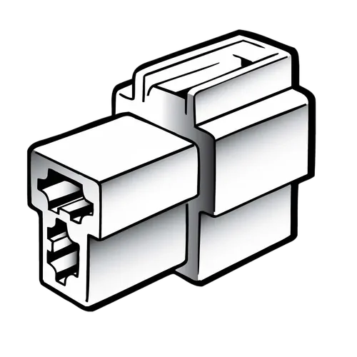 Narva 2 Way Female Quick Connector Housing (10 Pack)