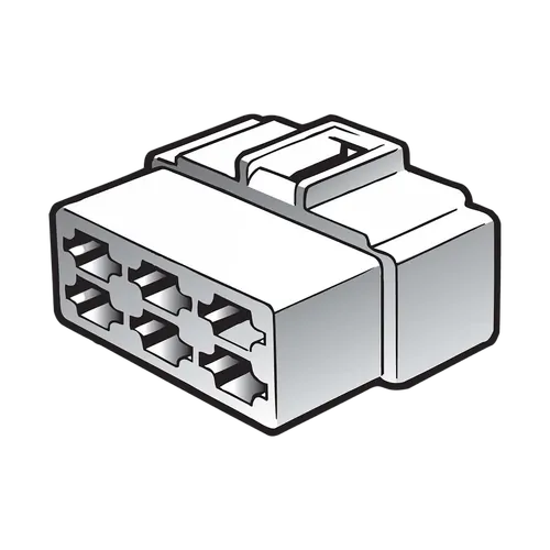 Narva 6 Way Female Quick Connector Housing (10 Pack)