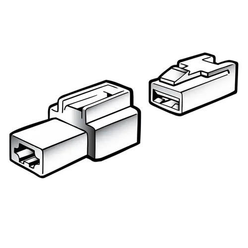 Narva 1 Way Male Quick Connector Housing (2 Pack)