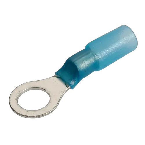 Narva 5.0mm Adhesive Lined Ring Terminal Blue (50 Pack)