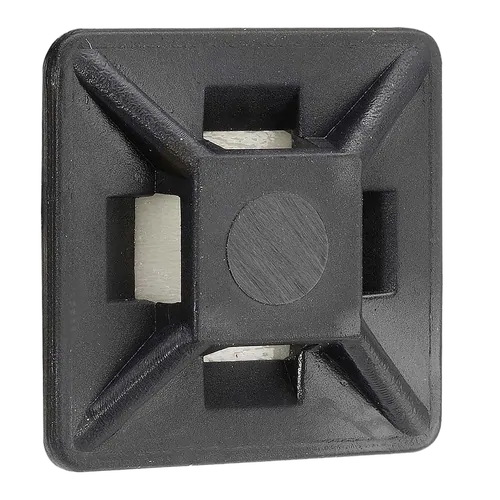 Narva Black U.V. Weather Resistant Cable Tie Mounts 19 X 19mm (25 Pack)