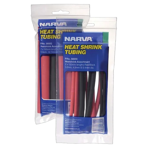 Narva Heatshrink Tubing Assortment 3.2mm - 6.4mm Dia.