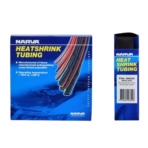 Narva 19mm Black Heatshrink Tubing Dispenser (5M)