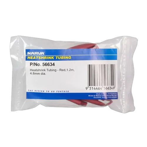 Narva 4.8mm Red Heatshrink (1.2M)