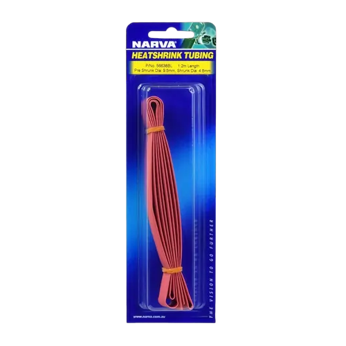 Narva 9.5mm Red Heatshrink (1.2M)