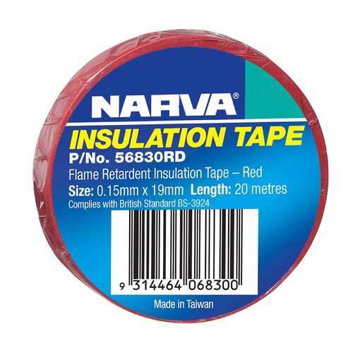 Narva 19mm Flame Retardant Insulation Tape (Red)