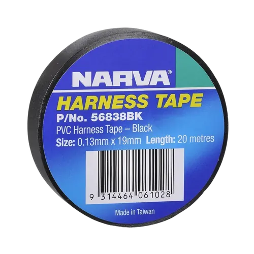 Narva 19mm PVC Harness Tape Black (1 Roll)