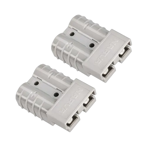 Narva Heavy-Duty 50 Amp Connector Housing Grey With Copper Terminals (Twin Pack)