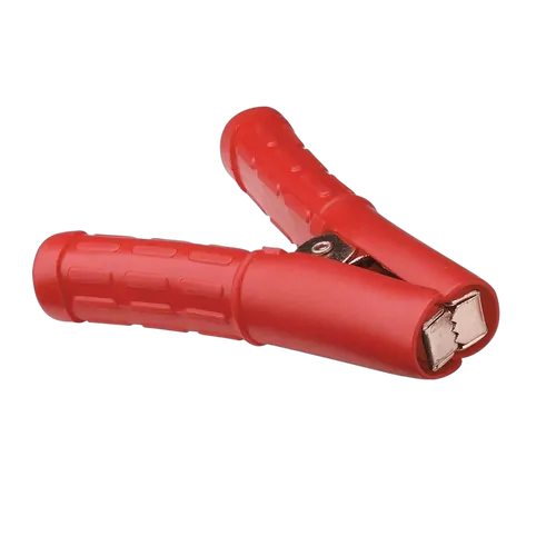 Narva Fully Insulated Black Battery Clamp - 500A Red