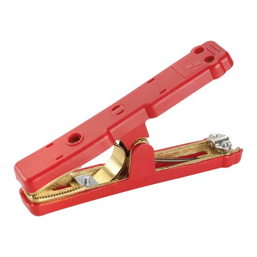 Narva Solid Brass Black Battery Clamp - 800A Red