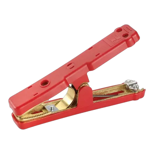 Narva Solid Brass Black Battery Clamp - 800A Red