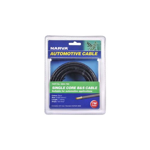 Narva 100A Black 8 B&S Cable (5M)