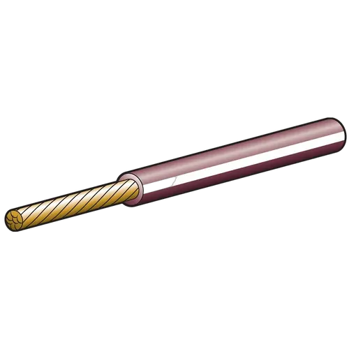 Narva 10A 3mm Brown Single Core Cable With White Tracer (30M)