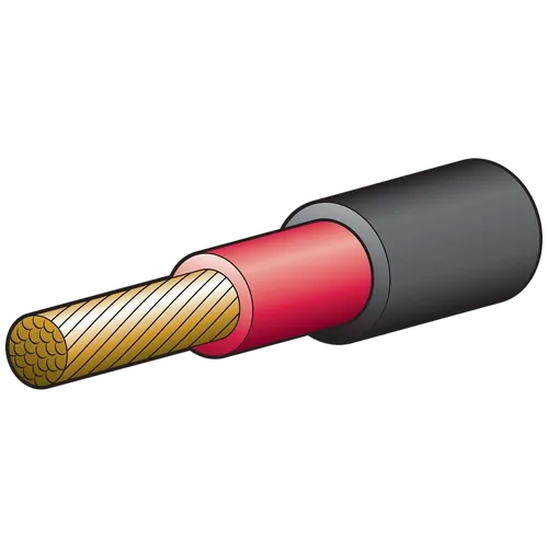 Narva 50A 6mm Single Core Double Insulated Cable Red With Black Sheath (30M)