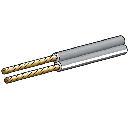 Narva 2.5A 2mm Speaker Cable (50M) Grey With White Tracer