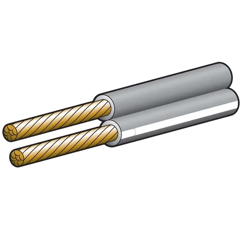 Narva 10A 3mm Speaker Cable (100M) Grey With White Tracer