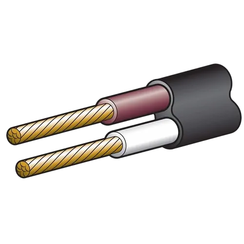 Narva 15A 4mm Twin Core Sheathed Cable (100M) Brown/White (Black Sheath)