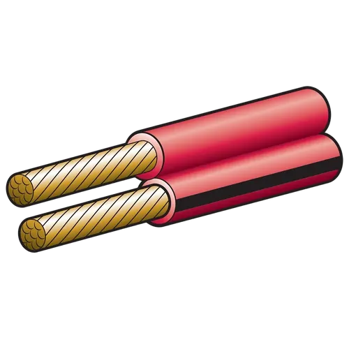 Narva 15A 4mm Figure 8 Cable (100M) Red With Black Tracer