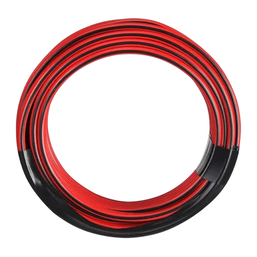 Narva 15A 4mm Twin Core Fig 8 Cable (4M) Red With Black Tracer
