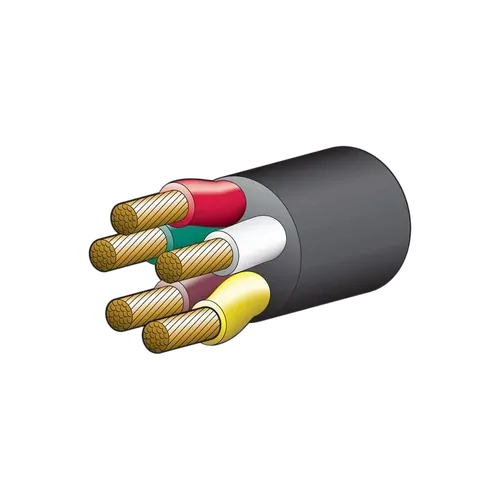 Narva 55A 6mm 5 Core Road Train Cable (100M) Red, Green, Yellow, White, Brown With Black Sheath
