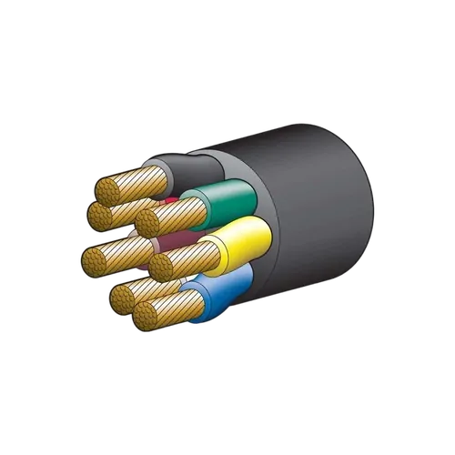 Narva 55A 6mm 7 Core Trailer Cable (30M) Red, Green, Yellow, White, Brown With Black Sheath