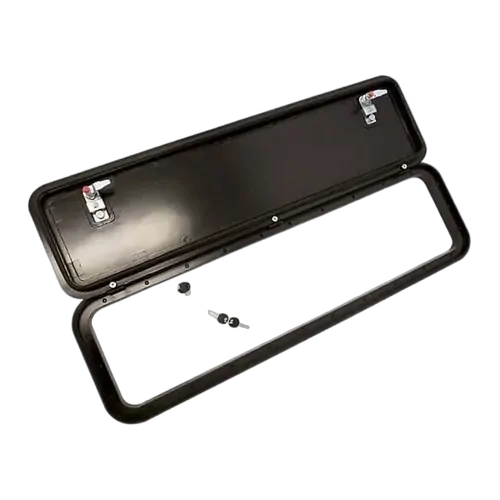 Coast To Coast Door 5 - Black 288 x 953 (M500-240) | Black Locks