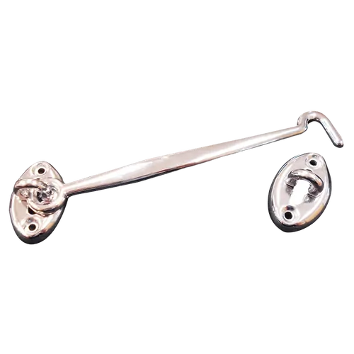 Coast To Coast Cabin Hook Chrome 150mm & Eyelet. 142Bulkcp