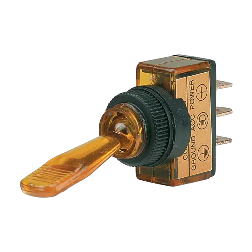 Narva Illuminated Off/On Toggle Switch (Amber)