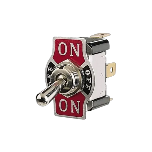 Narva On/Off/On Metal Toggle Switch With On/Off/On Tab - 100PK