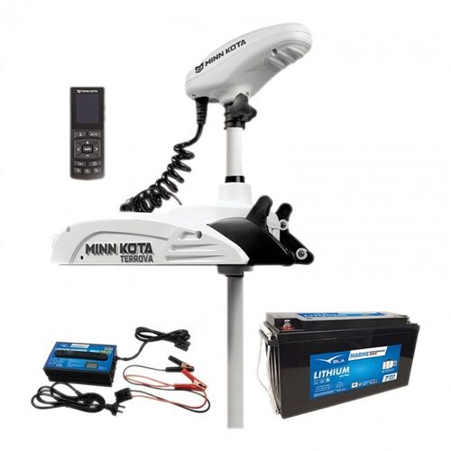 Minn Kota RT Terrova 112Lb 87" 36V 100Ah Lithium & Charger