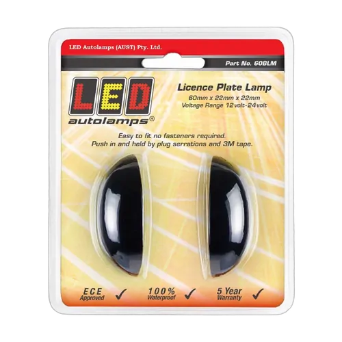 Licence Plate Lamps 60BLM