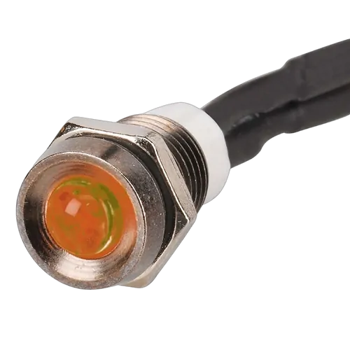 Narva 12V Sealed Pilot Lamp Clear Lens With Amber LED (Blister Pack Of 1)