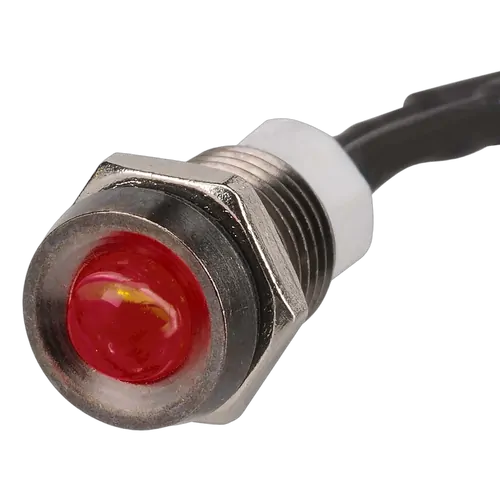 Narva 12V Sealed Pilot Lamp Clear Lens With Red LED (Blister Pack Of 1)