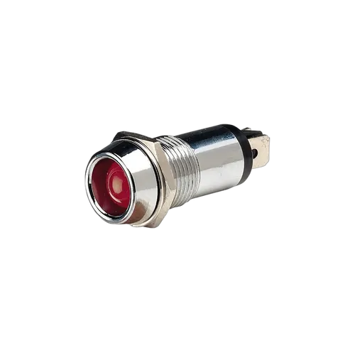Narva 24 Volt Chrome Pilot Lamp With Red LED