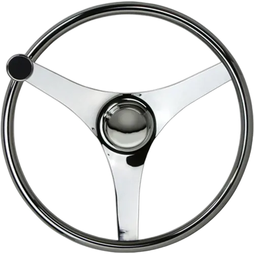 304G S/S Wheel with Grip & Knob 340mm