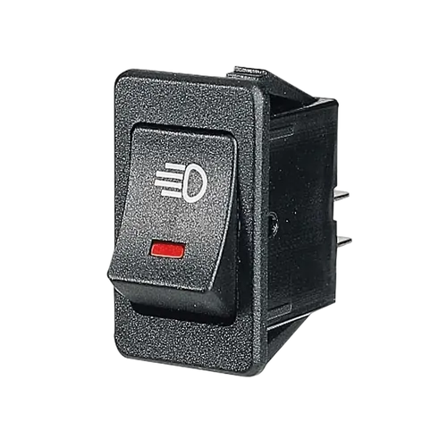 Narva Off/On Rocker Switch With Red LED & Driving Lamp Symbol
