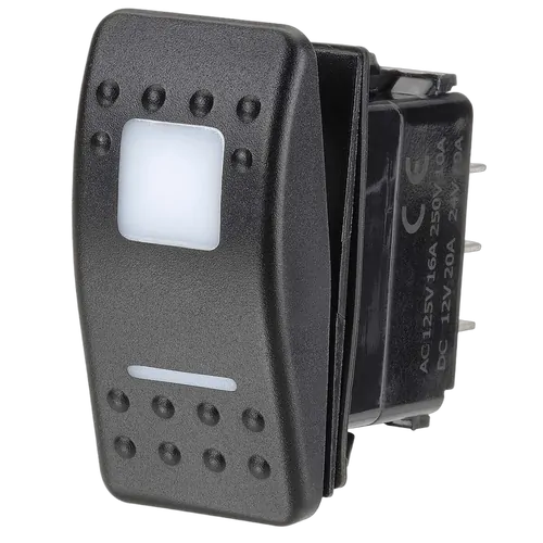 Narva 12/24V On/On LED Illuminated Sealed Rocker Switch (Red)