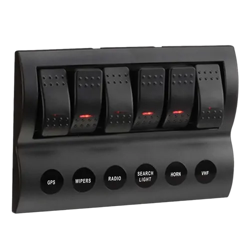 Narva 6-Way LED Switch Panel With Fuse Protection