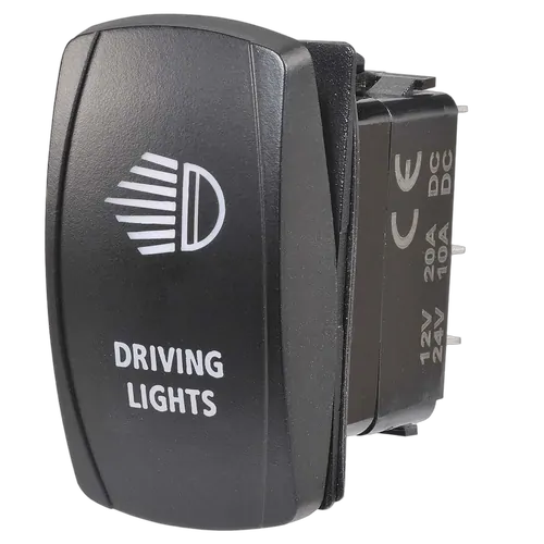 Narva 12/24V Off/On LED Illuminated Sealed Rocker Switch With "Driving Lights" Symbol (B