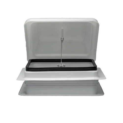 Coast To Coast RV Roof Vent 14x14 Standard White Wind-Up